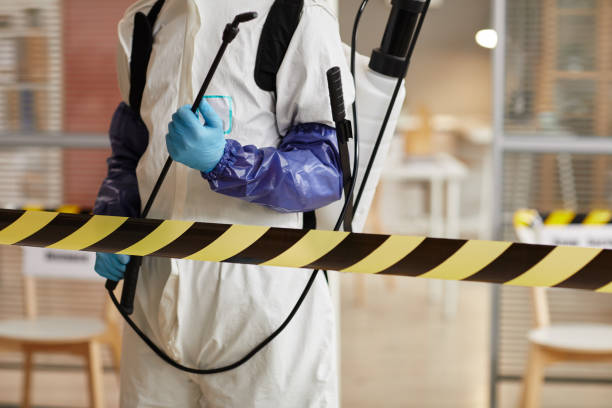 Professional Biohazard Cleanup technician working in Vacaville, CA